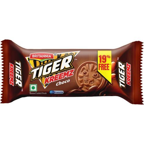 Britannia Tiger Chocolate Cream Biscuits, 43 g